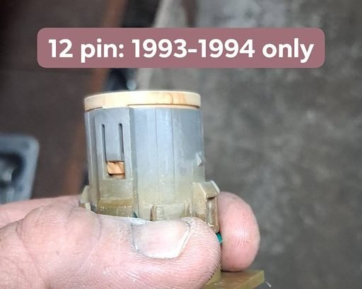 4L60E 12-pin case connector, 1993-1994 only